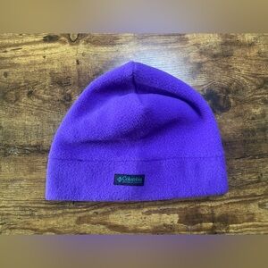 Vintage 90s Columbia Fleece Beanie Hat